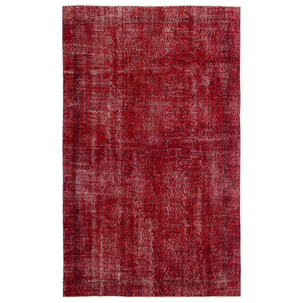 Rug N Carpet OneofaKind 5'11" X 9'7" Wool Area Rug in Red Wayfair